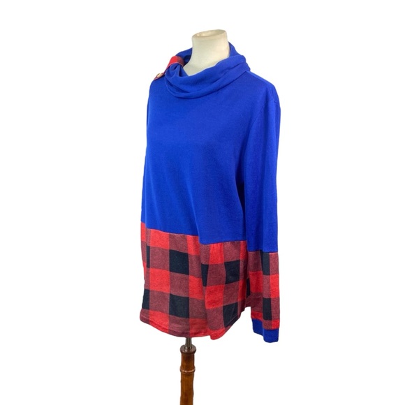 Woman’s AMCLOS lightweight cowl neck sweater size XL - Picture 3 of 4